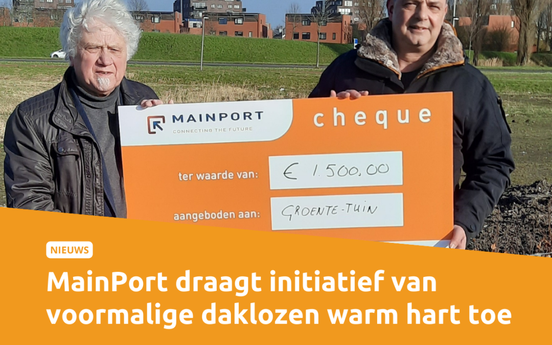 Daklozen vinden hun weg terug in de maatschappij: MainPort steunt initiatief voor groentetuin