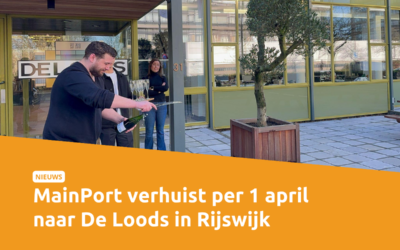 Hoofdkantoor MainPort verhuist per 1 april naar De Loods in Rijswijk